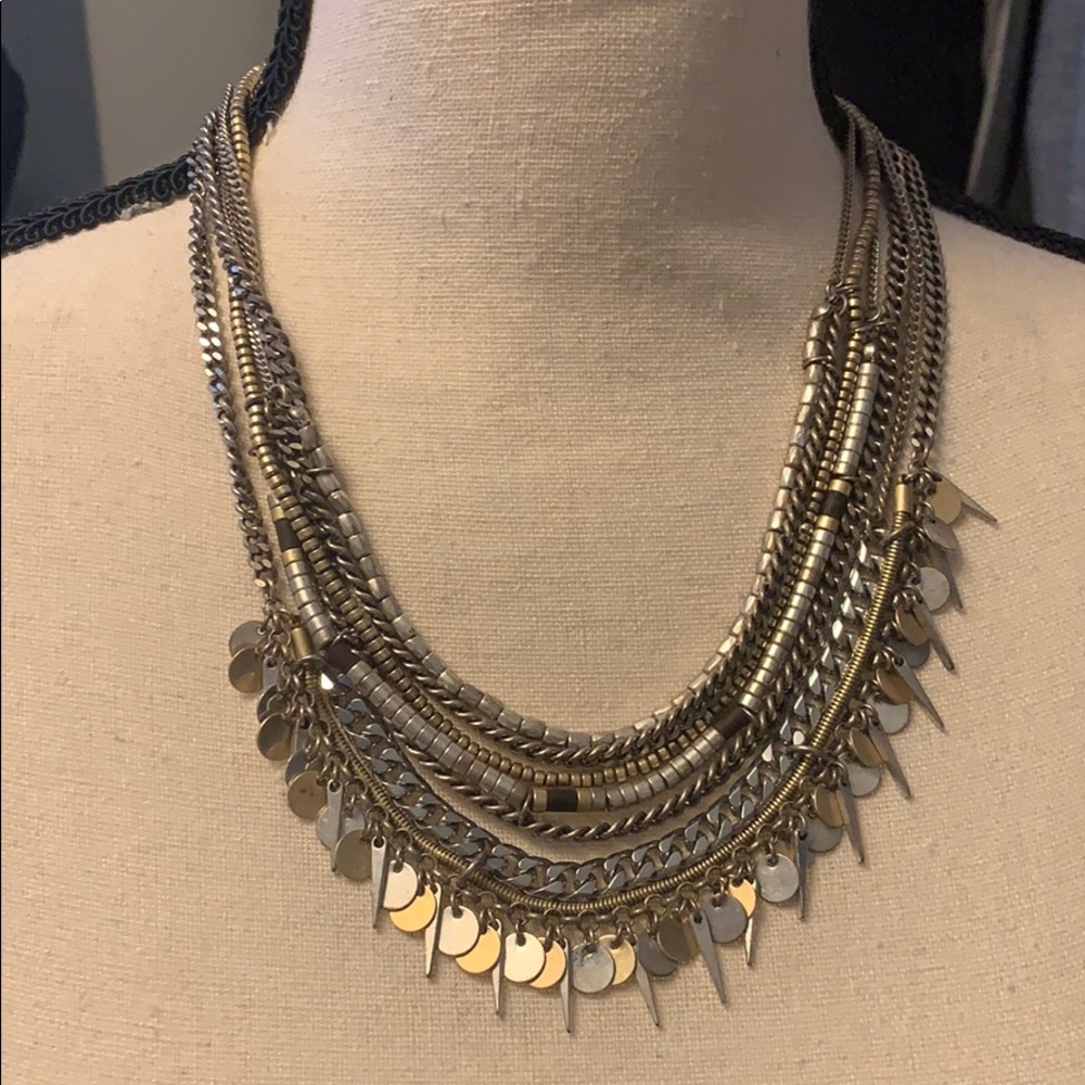Jenny Bird gold and silver necklace